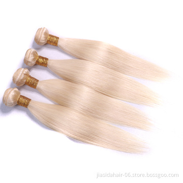 Straight Wholesale 613 Blond Weave Raw Mink Brazilian Bundles Cuticle Aligned Virgin Human Hair Extension